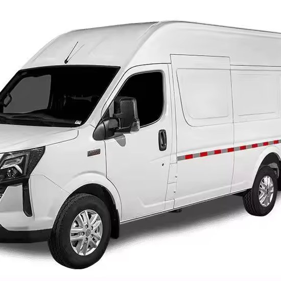 Factory Price 3 Seats Dongfeng High Roof Electric/Diesel Fuel Manual Mini Bus Cargo Van Bus